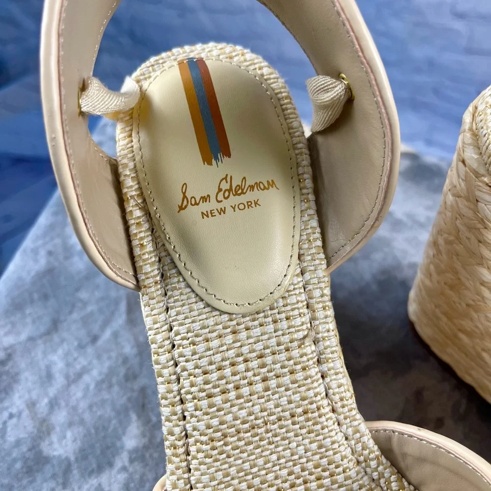 New Sam Edelman Vaughn Ankle Tie Espadrille Size 10M